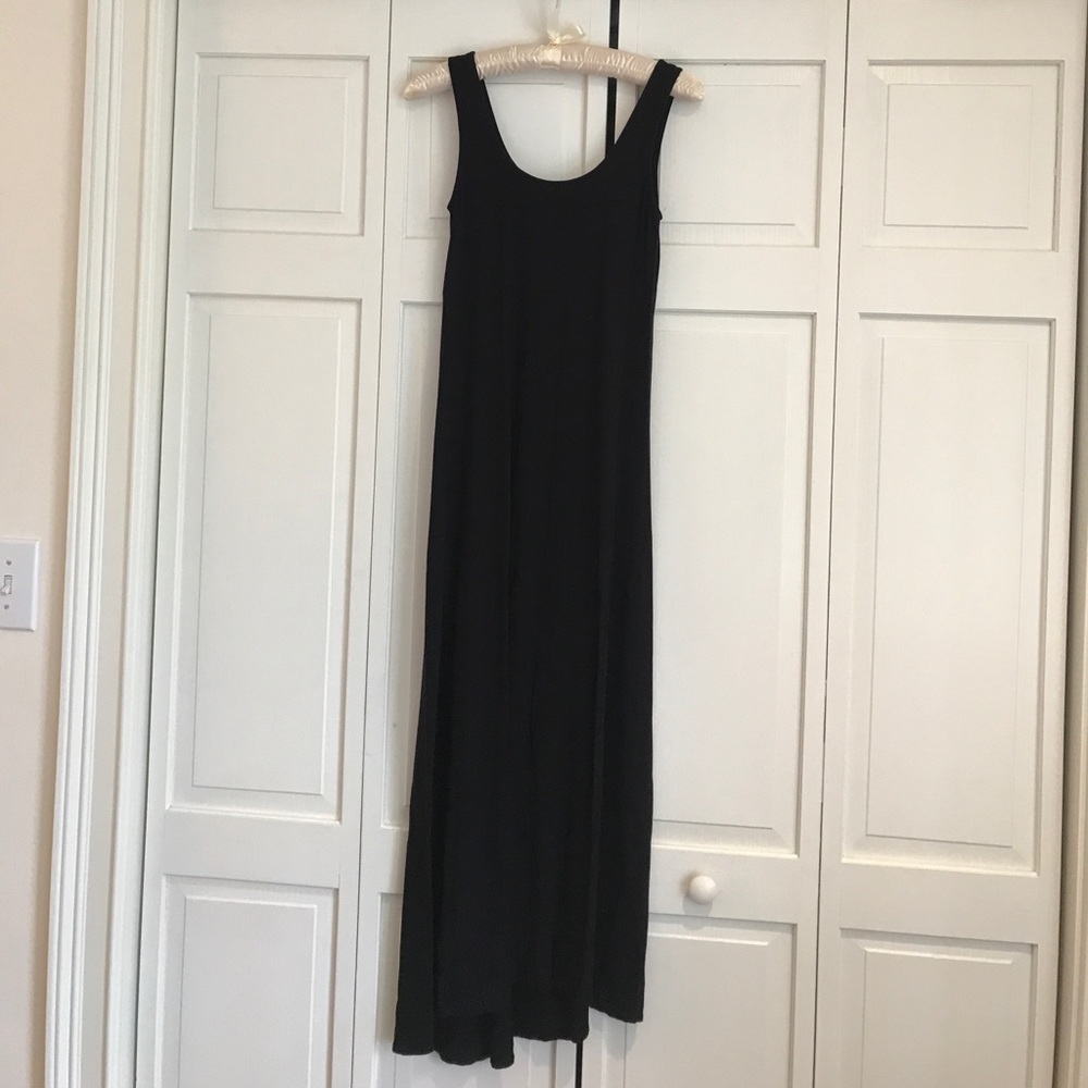 Vince Black cotton maxi dress
